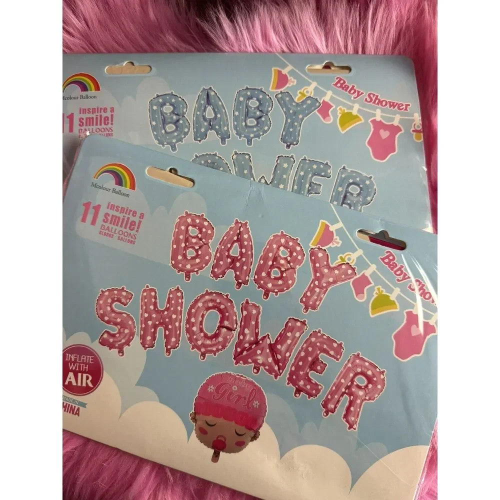 Baby Boy Girl Mcolour Balloon Baby Shower Gender Reveal Party Decorations